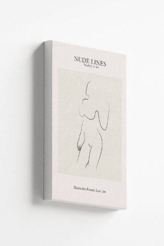 Nude Lines No4 canvas