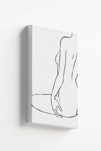 Sexy nude lines No1 canvas