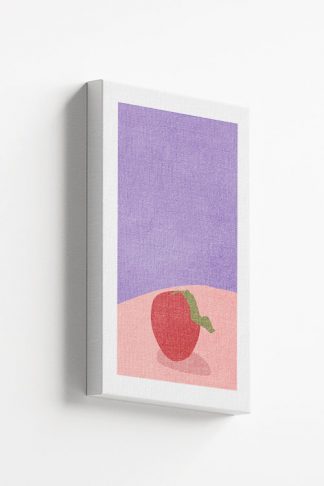 Apple or strawberry canvas