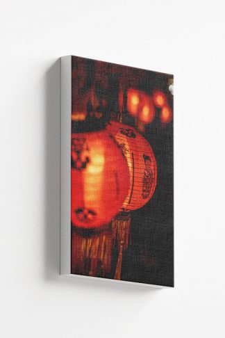 Red Chinese Lantern I Canvas