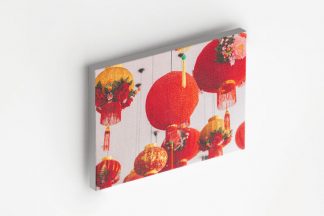 Red Chinese Lantern II Canvas