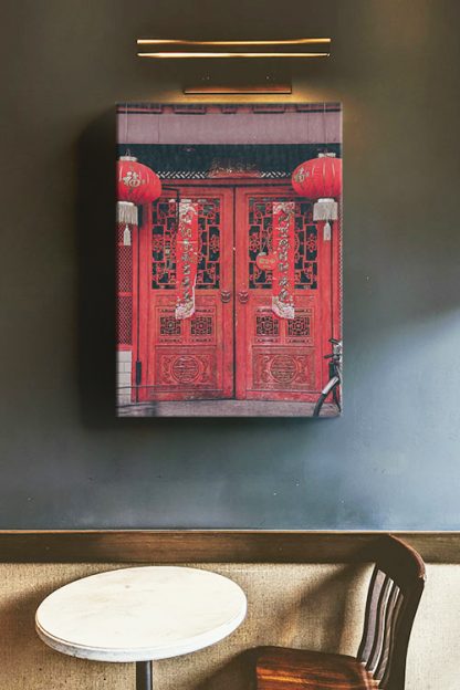 Traditional Chinese Door Canvas