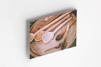 Wood Utensils Canvas