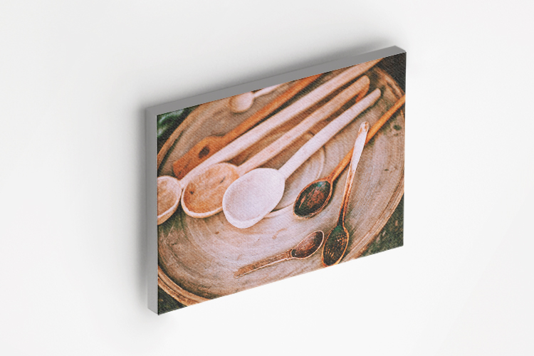Wood Utensils Canvas