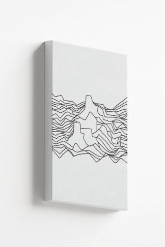 Scribble mountain canvas