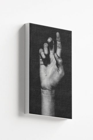 B&W Hand Photography canvas