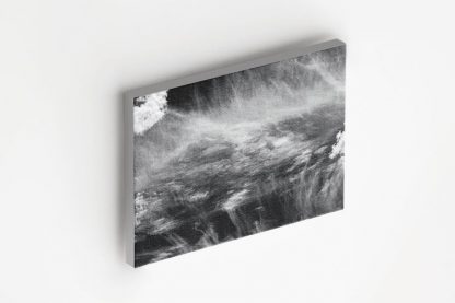 Raging Sea Grayscale canvas