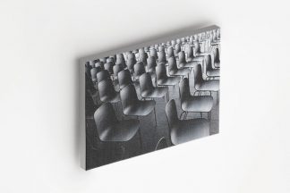 Grayscale empty seat canvas