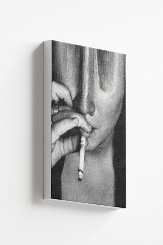 Distorted smoker canvas