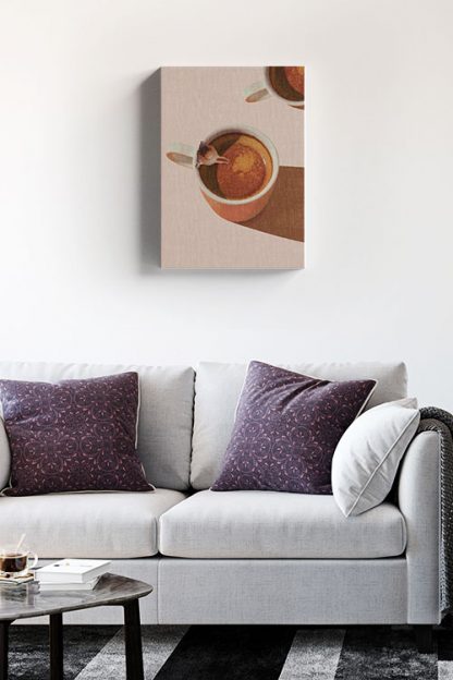 Coffee Pool canvas