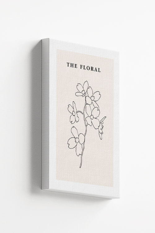 The floral No2 canvas