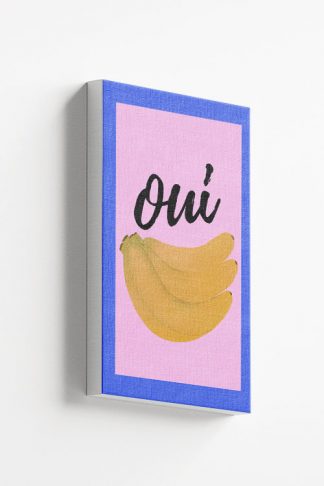 Speak French Oui Canvas