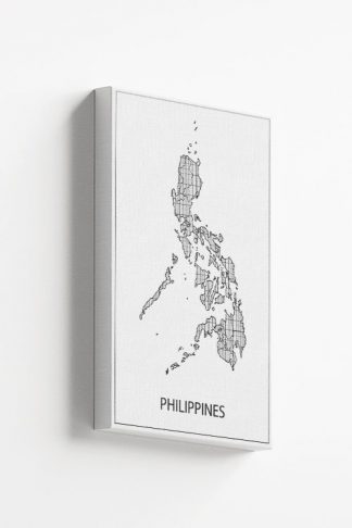 Philippine Map Art Canvas