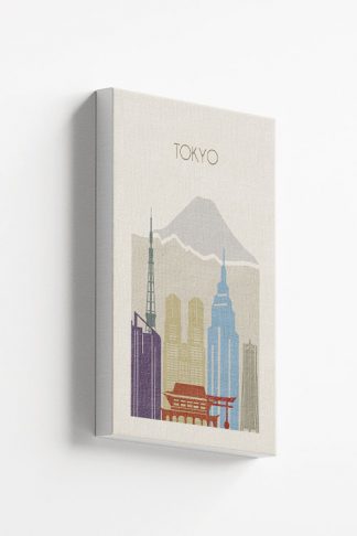 Tokyo skyline Canvas