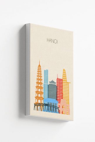Hanoi skyline Canvas