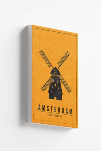 Minimal Amsterdam netherlands Canvas