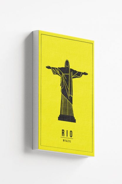 Minimal Rio Brazil Canvas