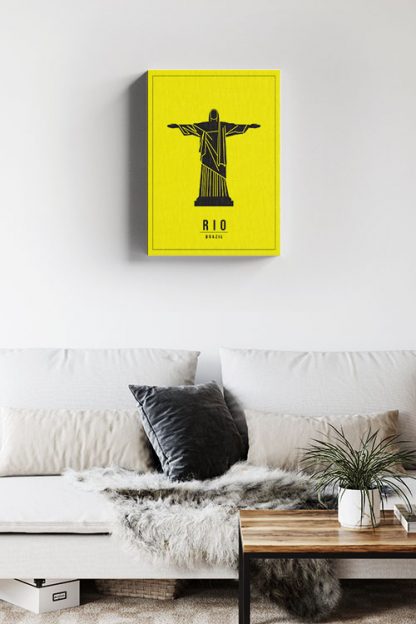 Minimal Rio Brazil Canvas