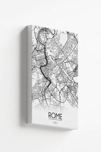Rome map line art Canvas