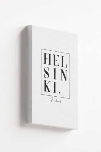 Helsinki typo Canvas