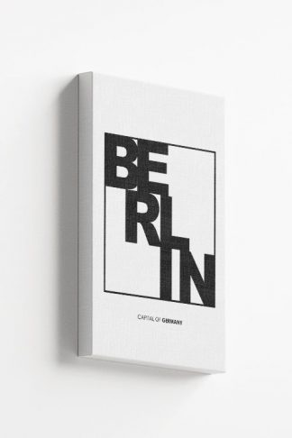 Berlin Typo Canvas