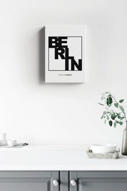 Berlin Typo Canvas
