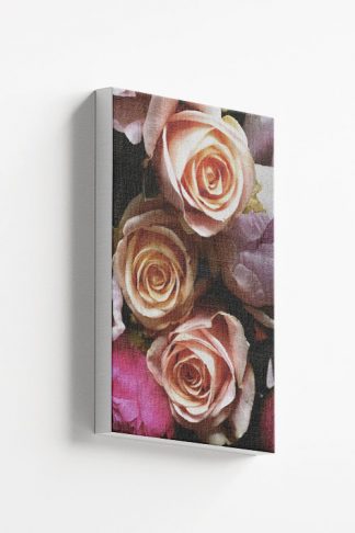 Hybrid tea roses canvas