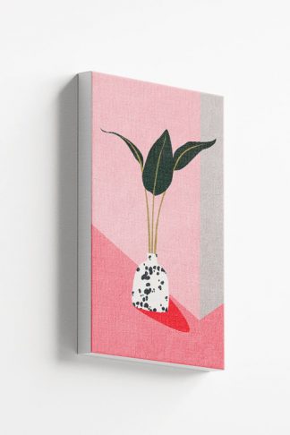 Contemporary art plant No4 canvas