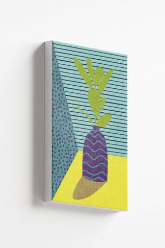 Contemporary art plant No5 canvas