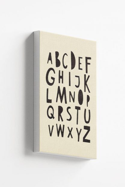 Kiddie Alphabet Canvas