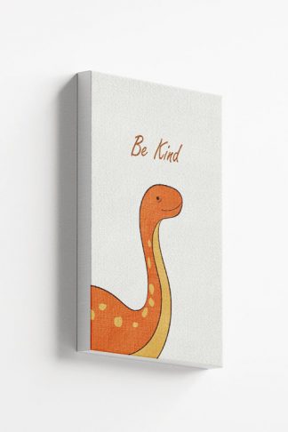 Dino Be kind Canvas