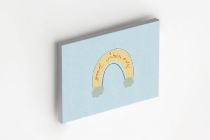 Rainbow Good Vibes Only Canvas