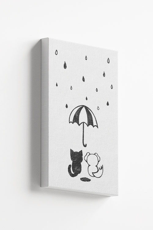 Umbrella Pets Canvas