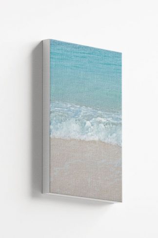Wave on sand canvas