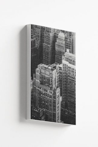 B&W Skyscraper canvas