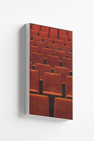 Cinema empty seats canvas