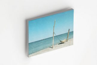 Hammock at beach canvas