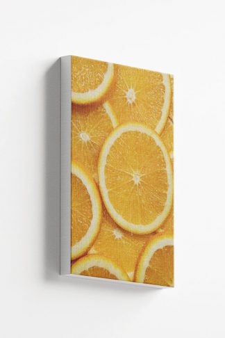 Citrus slice canvas