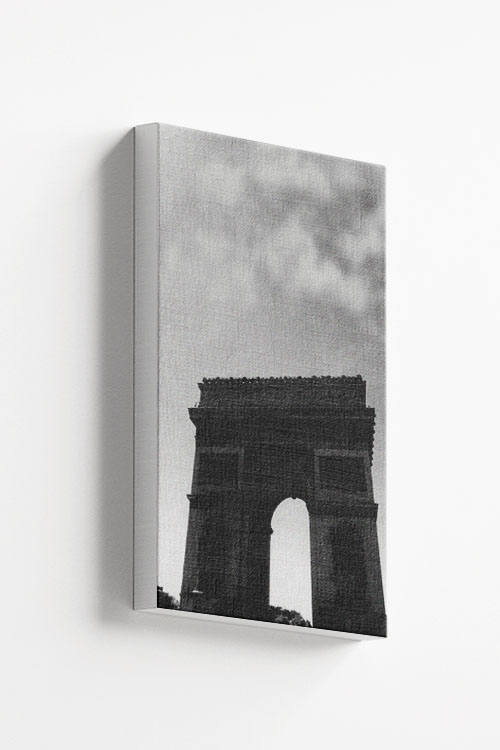 Black and White Arc canvas