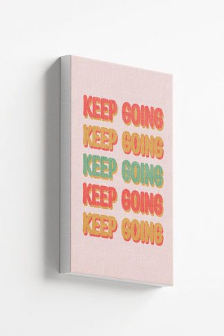 Keep Going Retro Canvas