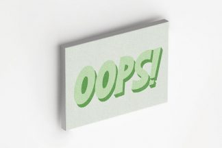 Comical OOPS Canvas
