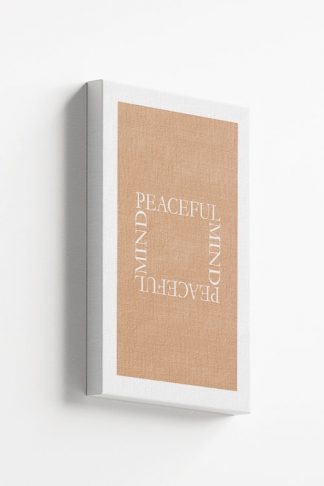 Peaceful mind Canvas