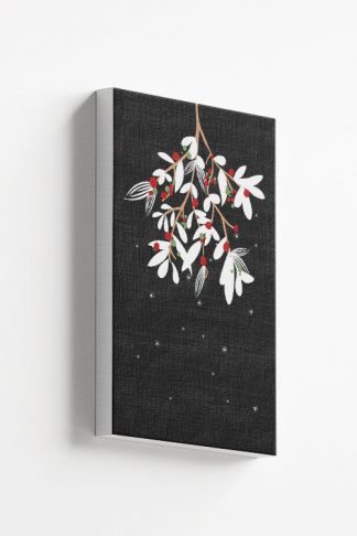 Hanging Christmas branch Canvas