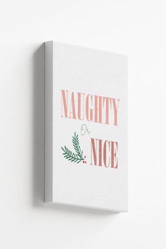 Naughty or nice Canvas