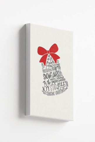 Christmas bell typo Canvas
