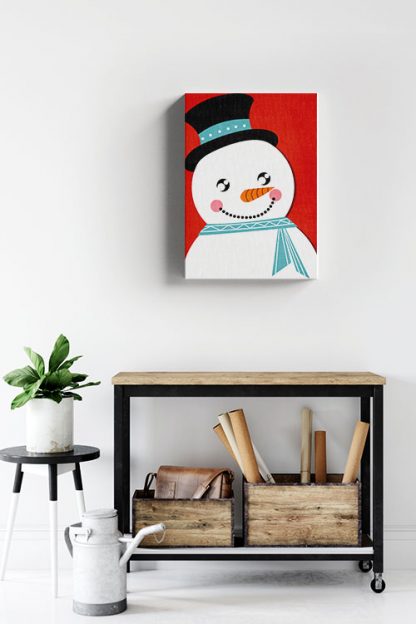 Cute snowman Canvas