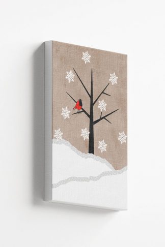 Bird on winter Canvas