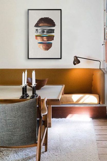 Chopped Vynil Poster in interior
