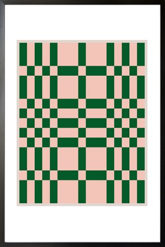 Checkered and Plaid Art No. 1 Poster