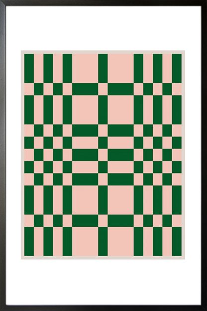 Checkered and Plaid Art No. 1 Poster